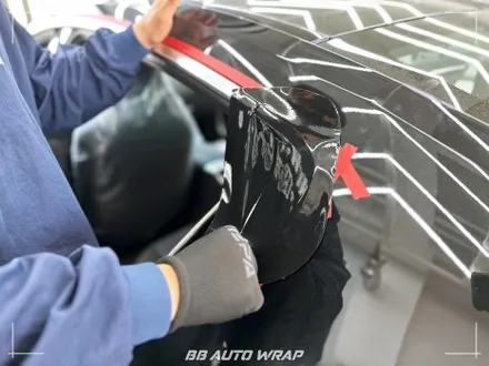 2025 BMW 8시리즈 그란쿠페 전체 크롬 죽이기로 블랙 에디션 만들기 부산랩핑 / 부산 강서구 명지동