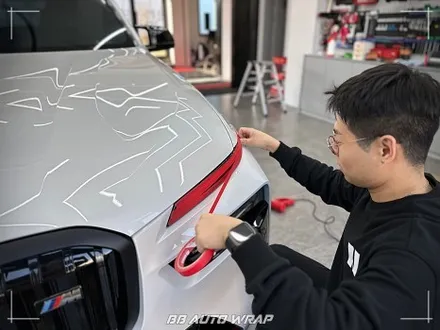 BMW X7 사틴 블랙 전체랩핑으로 스포티하게 만들기 부산랩핑 / 부산 강서구