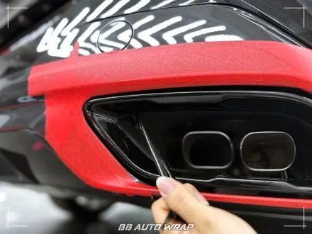 2025 BMW 8시리즈 그란쿠페 전체 크롬 죽이기로 블랙 에디션 만들기 부산랩핑 / 부산 강서구 명지동
