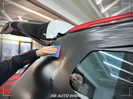 BMW X7 사틴 블랙 전체랩핑으로 스포티하게 만들기 부산랩핑 / 부산 강서구