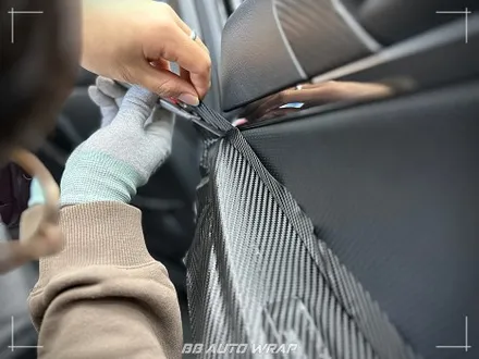 명지 랩핑 전문점 비비 오토 랩 부산점에서  에이버리 카본랩핑으로 실내 분위기 바꾸기 / 현대 / 베라크루즈 / 부산 강서구