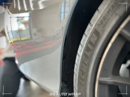부산 자동차 랩핑 전문점 비비 오토 랩에서 사고 난 벤츠 C 클래스 뒷범퍼 재시공 보험수리하기 / 부산 강서구