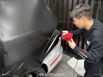 BMW X7 사틴 블랙 전체랩핑으로 스포티하게 만들기 부산랩핑 / 부산 강서구