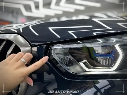 부산 PPF 클리프 디자인 스모그 라이트 PPF로 BMW X5 레이저 헤드라이트 보호하기! / 부산 강서구 명지동