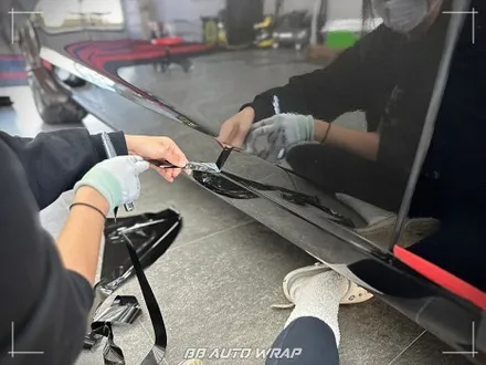 부산 랩핑 전문점 비비 오토 랩에서 사고로 인한 벤틀리 플라잉스퍼 전체랩핑으로 새 차처럼 만들기! / 부산 강서구