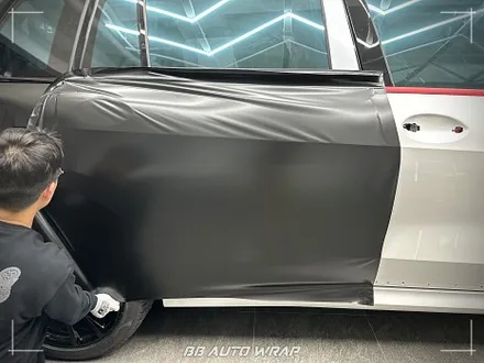 BMW X7 사틴 블랙 전체랩핑으로 스포티하게 만들기 부산랩핑 / 부산 강서구