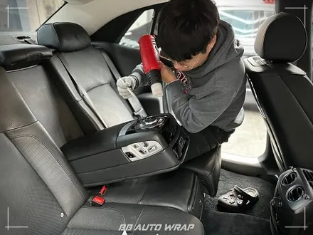 명지 랩핑샵 비비 오토 랩에서 롤스로이스 고스트 우드우드한 오래된 실내, 랩핑으로 최신 차량처럼 만들기! / 부산 강서구