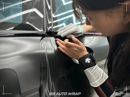 BMW X7 사틴 블랙 전체랩핑으로 스포티하게 만들기 부산랩핑 / 부산 강서구