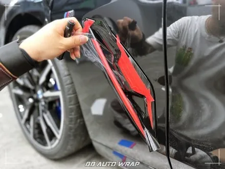 2025 BMW 8시리즈 그란쿠페 전체 크롬 죽이기로 블랙 에디션 만들기 부산랩핑 / 부산 강서구 명지동