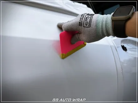 [공지] BMW 6시리즈 GT 사틴 펄 화이트 3M 랩핑지로 전체 시공하기! / 부산 강서구 명지동