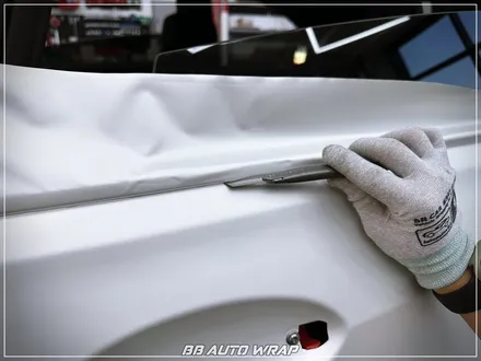 [공지] BMW 6시리즈 GT 사틴 펄 화이트 3M 랩핑지로 전체 시공하기! / 부산 강서구 명지동