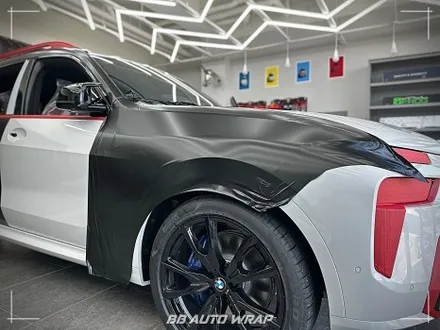 BMW X7 사틴 블랙 전체랩핑으로 스포티하게 만들기 부산랩핑 / 부산 강서구