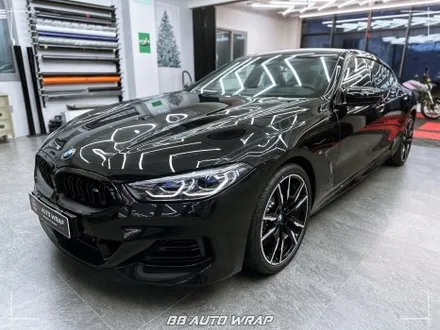 2025 BMW 8시리즈 그란쿠페 전체 크롬 죽이기로 블랙 에디션 만들기 부산랩핑 / 부산 강서구 명지동