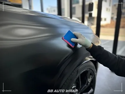 BMW X7 사틴 블랙 전체랩핑으로 스포티하게 만들기 부산랩핑 / 부산 강서구