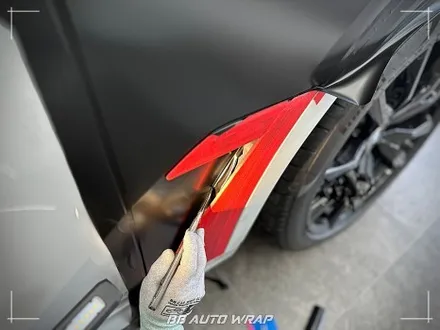 BMW X7 사틴 블랙 전체랩핑으로 스포티하게 만들기 부산랩핑 / 부산 강서구