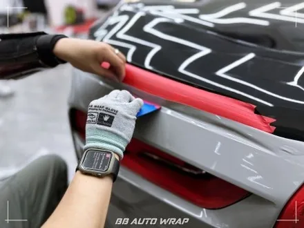 BMW 7시리즈 전기차 인디비주얼 투톤 컬러 옵션 고광택 랩핑으로 만들기! 부산랩핑 / 부산 강서구 명지동