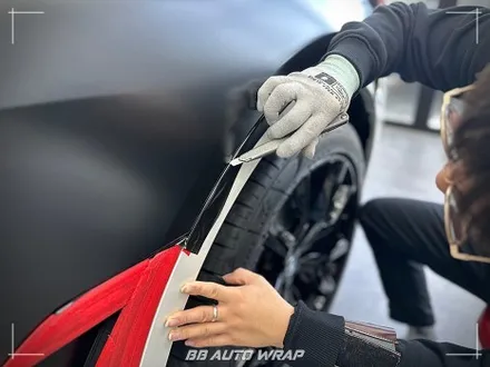 BMW X7 사틴 블랙 전체랩핑으로 스포티하게 만들기 부산랩핑 / 부산 강서구