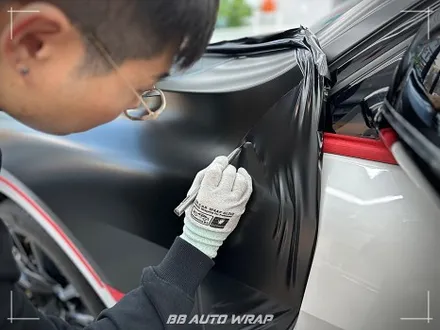 BMW X7 사틴 블랙 전체랩핑으로 스포티하게 만들기 부산랩핑 / 부산 강서구