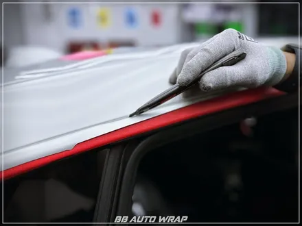 [공지] BMW 6시리즈 GT 사틴 펄 화이트 3M 랩핑지로 전체 시공하기! / 부산 강서구 명지동