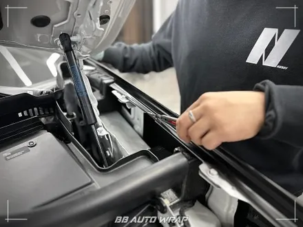 BMW X7 사틴 블랙 전체랩핑으로 스포티하게 만들기 부산랩핑 / 부산 강서구