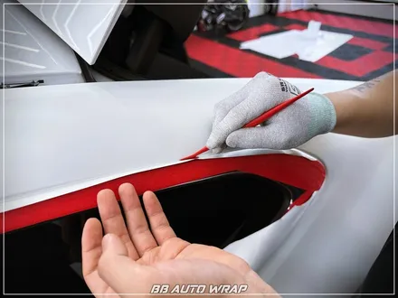 [공지] BMW 6시리즈 GT 사틴 펄 화이트 3M 랩핑지로 전체 시공하기! / 부산 강서구 명지동
