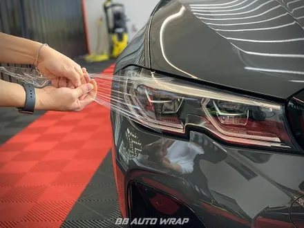 클리프 디자인 명지점에서 스모그 라이트 PPF 시공으로 헤드라이트 보호하기 / BMW / 3시리즈 (G20) M340i / 부산 강서구