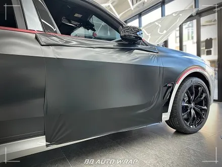 BMW X7 사틴 블랙 전체랩핑으로 스포티하게 만들기 부산랩핑 / 부산 강서구
