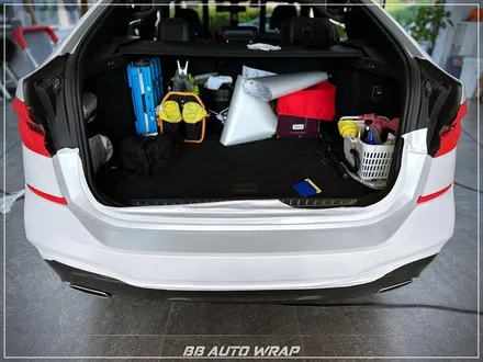 [공지] BMW 6시리즈 GT 사틴 펄 화이트 3M 랩핑지로 전체 시공하기! / 부산 강서구 명지동