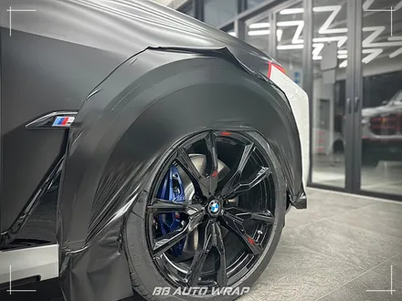 BMW X7 사틴 블랙 전체랩핑으로 스포티하게 만들기 부산랩핑 / 부산 강서구