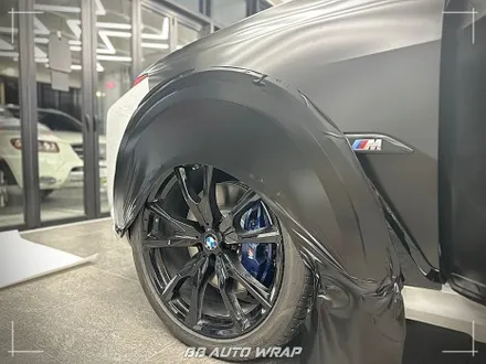 BMW X7 사틴 블랙 전체랩핑으로 스포티하게 만들기 부산랩핑 / 부산 강서구