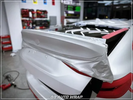 [공지] BMW 6시리즈 GT 사틴 펄 화이트 3M 랩핑지로 전체 시공하기! / 부산 강서구 명지동