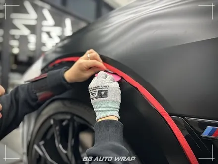 BMW X7 사틴 블랙 전체랩핑으로 스포티하게 만들기 부산랩핑 / 부산 강서구
