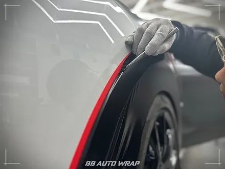 BMW X7 사틴 블랙 전체랩핑으로 스포티하게 만들기 부산랩핑 / 부산 강서구