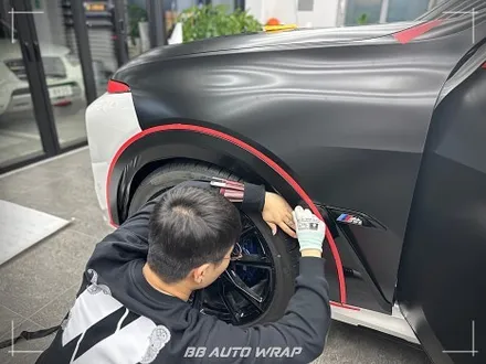 BMW X7 사틴 블랙 전체랩핑으로 스포티하게 만들기 부산랩핑 / 부산 강서구