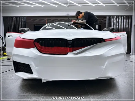 [공지] BMW 6시리즈 GT 사틴 펄 화이트 3M 랩핑지로 전체 시공하기! / 부산 강서구 명지동