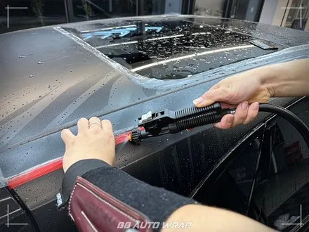 명지 랩핑 전문점 비비 오토 랩 부산점에서 전체 무광 PPF로 내 차도 보호하고 스타일까지 챙기기 / 포르쉐 / 카이엔 (PO536) / 부산 강서구