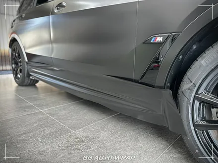 BMW X7 사틴 블랙 전체랩핑으로 스포티하게 만들기 부산랩핑 / 부산 강서구