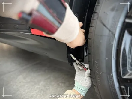 BMW X7 사틴 블랙 전체랩핑으로 스포티하게 만들기 부산랩핑 / 부산 강서구