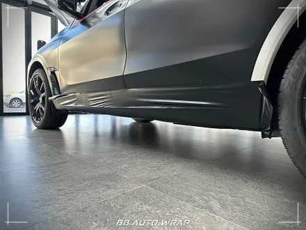 BMW X7 사틴 블랙 전체랩핑으로 스포티하게 만들기 부산랩핑 / 부산 강서구