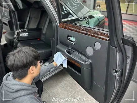 명지 랩핑샵 비비 오토 랩에서 롤스로이스 고스트 우드우드한 오래된 실내, 랩핑으로 최신 차량처럼 만들기! / 부산 강서구