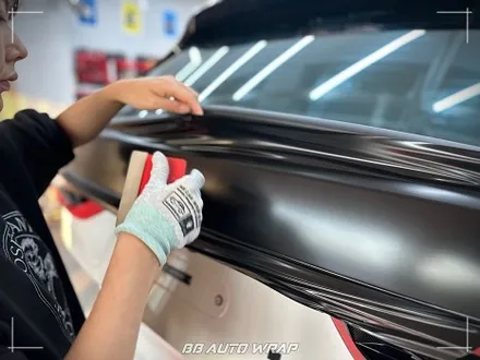 BMW X7 사틴 블랙 전체랩핑으로 스포티하게 만들기 부산랩핑 / 부산 강서구