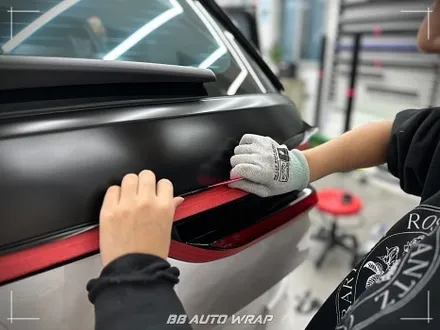 BMW X7 사틴 블랙 전체랩핑으로 스포티하게 만들기 부산랩핑 / 부산 강서구