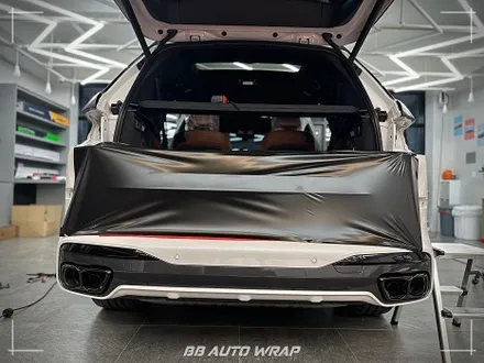 BMW X7 사틴 블랙 전체랩핑으로 스포티하게 만들기 부산랩핑 / 부산 강서구