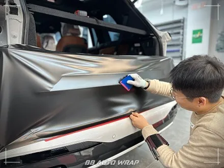 BMW X7 사틴 블랙 전체랩핑으로 스포티하게 만들기 부산랩핑 / 부산 강서구