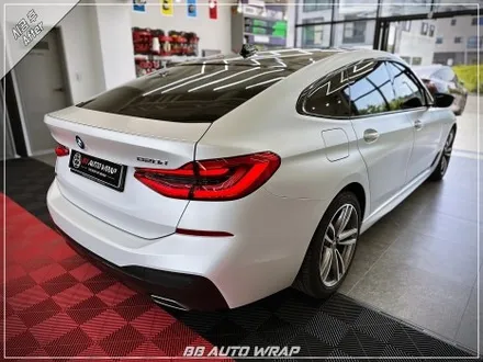 [공지] BMW 6시리즈 GT 사틴 펄 화이트 3M 랩핑지로 전체 시공하기! / 부산 강서구 명지동