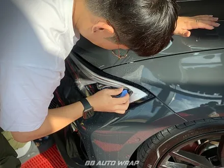 클리프 디자인 명지점에서 스모그 라이트 PPF 시공으로 헤드라이트 보호하기 / BMW / 3시리즈 (G20) M340i / 부산 강서구