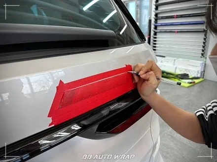 BMW X7 사틴 블랙 전체랩핑으로 스포티하게 만들기 부산랩핑 / 부산 강서구