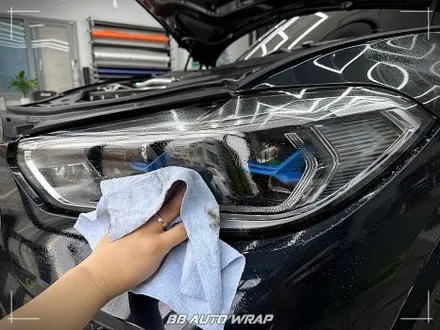 부산 PPF 클리프 디자인 스모그 라이트 PPF로 BMW X5 레이저 헤드라이트 보호하기! / 부산 강서구 명지동