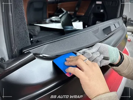 BMW X7 사틴 블랙 전체랩핑으로 스포티하게 만들기 부산랩핑 / 부산 강서구