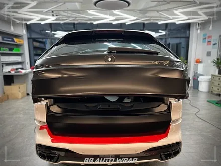BMW X7 사틴 블랙 전체랩핑으로 스포티하게 만들기 부산랩핑 / 부산 강서구